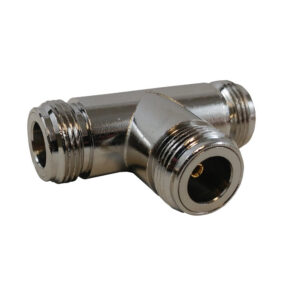 N-Type Female to 2 x N-Type Female - Tee Adapter