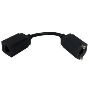 6 Inch RJ45 CAT6 Female to Female Adapter with Screw Holes