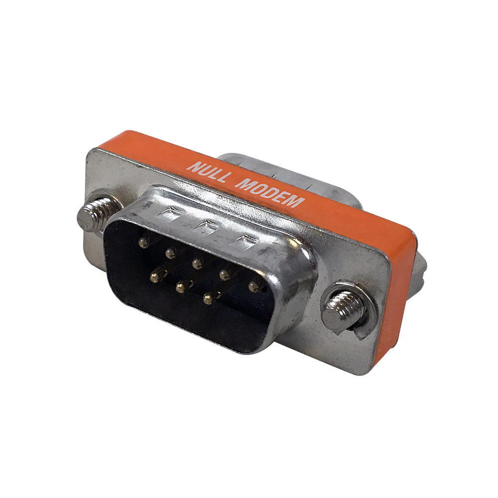 DB9 Null Modem Slimline Gender Changer Male to Male - Image 2