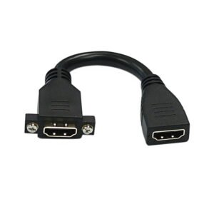 6 inch HDMI Female to Female Adapter with Screw Holes