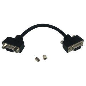 6 inch SVGA Female to Female Adapter with Screws and Hex Nuts