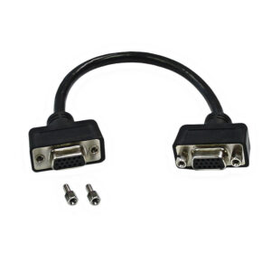 6 inch SVGA Female to Female Adapter with Hex Nuts