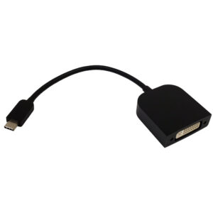 USB 3.1 Type-C to DVI 1080p@60Hz Adapter - DP 1.2 Alt Mode - Black