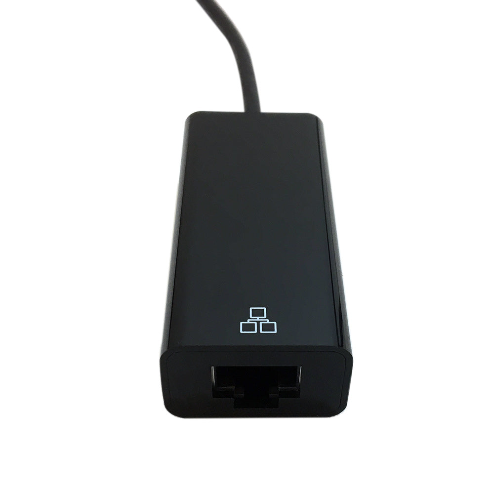USB 3.1 Type C to Gigabit Ethernet Adapter - Black - Image 2