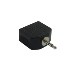 2.5mm Stereo Male to 2 x 3.5mm Stereo Female Adapter