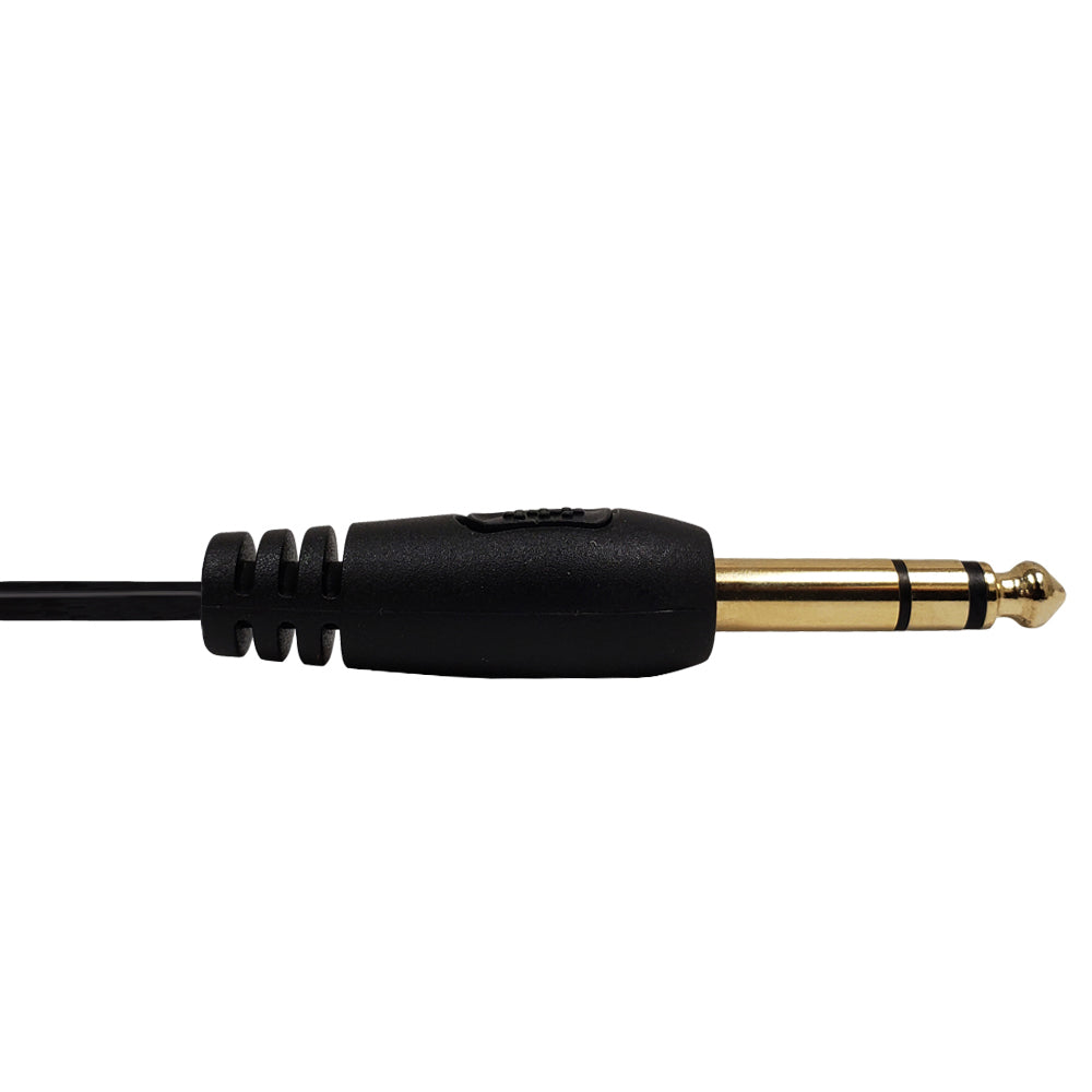 3.5mm Stereo Male to 1/4 inch TRS Male Stereo Cable - Riser Rated CMR/FT4 - Image 2