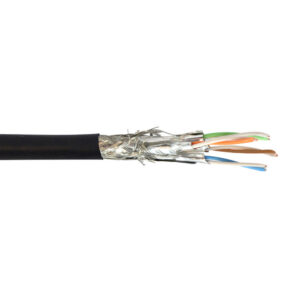 1000ft 4 Pair CAT6A Stranded Shielded S/FTP FT4/CMR Bulk Cable