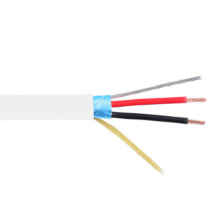 1000ft 2C 16AWG Stranded Shielded Control Cable - CMR Riser - White