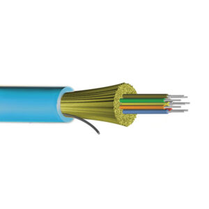 OM3 Multimode 50 Micron Indoor/Outdoor AFL (Corning ClearCurve) - OFNP Plenum Fiber Bulk Cable (per meter) - 12-strand
