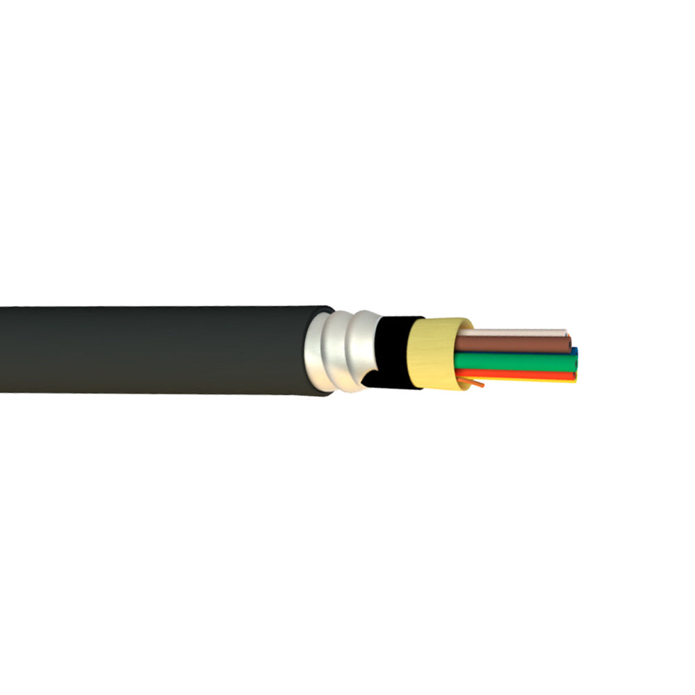 OM3 Multimode 50 Micron Indoor/Outdoor Armored (Corning ClearCurve) - OFCP Plenum Fiber Bulk Cable (per meter)