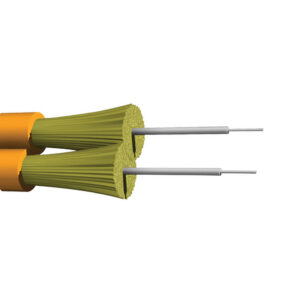 OM1 Multimode 62.5 Micron (Corning) Duplex Zip Cord - 2mm Jacket - OFNP Plenum Fiber Bulk Cable (per meter) - 2-strand