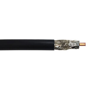 1000ft RF-240 Bulk Cable 90% TC Braid + Foil  - Black