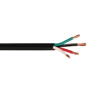 4C 14AWG Premium Phantom Extra Flexible Bulk Speaker Wire - Riser CMR (FT4) - Black
