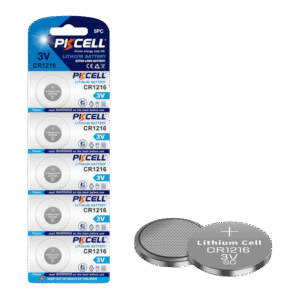Coin Cell Batteries 3.0V CR1216 Lithium Manganese (5 pack)