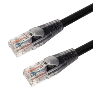 RJ45 CAT6 550MHz Clear Molded Boot Patch Cable