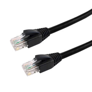 RJ45 CAT6 UTP Outdoor UV Direct Burial Cable - Black