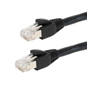 RJ45 CAT6A F/UTP Solid Shielded 23AWG Molded Patch Cable - CMP Plenum Rated