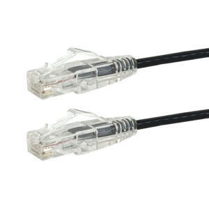 RJ45 CAT6 28AWG UTP Ultra-Thin Patch Cable - Premium Fluke® Patch Cable Certified - CMR Riser Rated