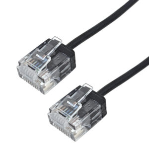 CAT6 UTP Micro-Thin Molded Patch Cable - 32AWG - Riser CMR
