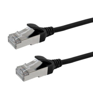 Cat8 FFTP 40G Ultra-Thin Molded Patch Cable - 30AWG - Riser CMR