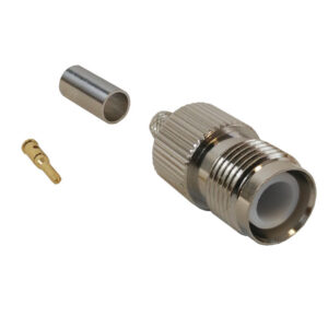 TNC Reverse Polarity Female Crimp Connector for RG58 (LMR-195) 50 Ohm