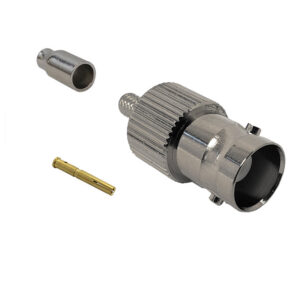 BNC Female Crimp Connector for RG174 (LMR-100) 50 Ohm