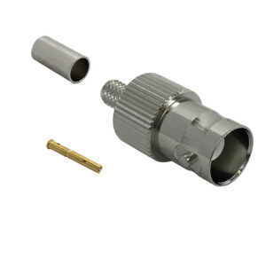 BNC Female Crimp Connector for RG58 (LMR-195) 50 Ohm