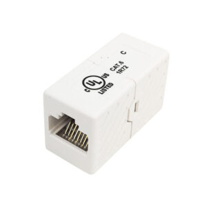 RJ45 Inline Coupler Cat 6 - White