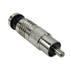RCA Male Compression Connector for RG59 - Pack of 10