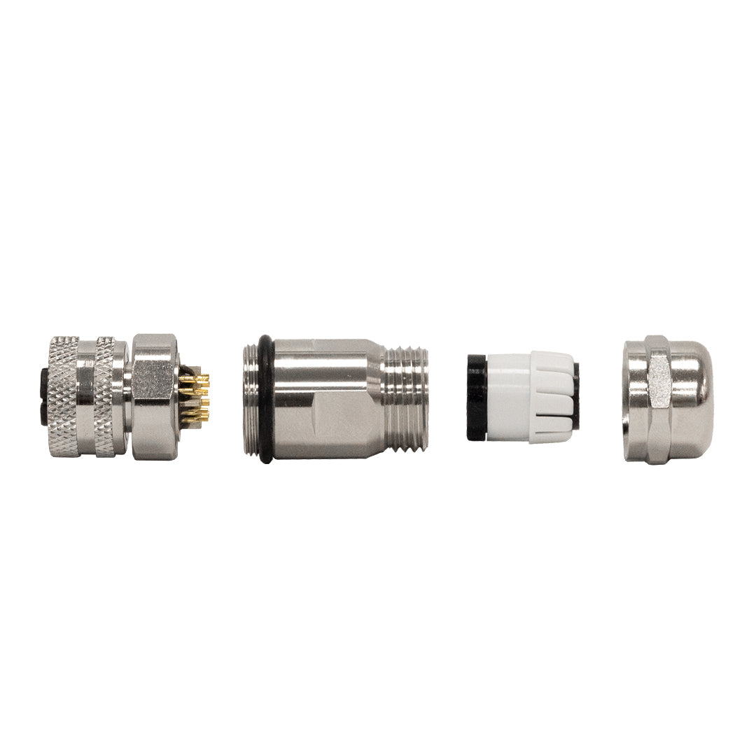 M12 8-pin X-Code Female Connector - Image 2