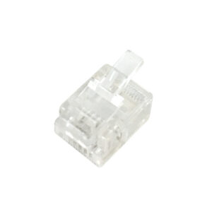 RJ11 Plug for Flat Cable (6P 4C) - Pack of 50