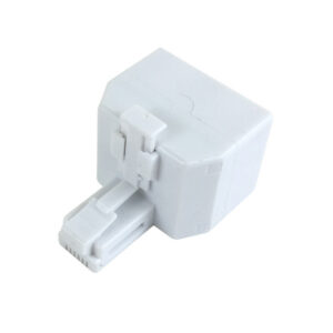 RJ12 Tee Adapter (2x RJ12 Female, 1x RJ12 Male)
