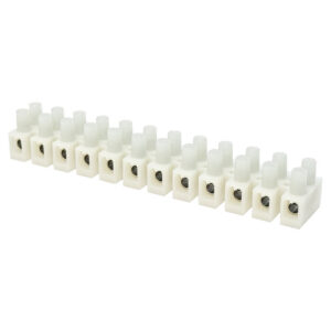 Insulated Terminal Block - 5.2mm - 12 circuit - 22AWG to 8AWG - 30A 600V