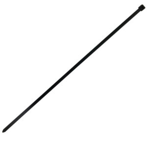 24 Inch Cable Tie (175lb) - UV & Weather Resistant Nylon 66 - Black - Pack of 100