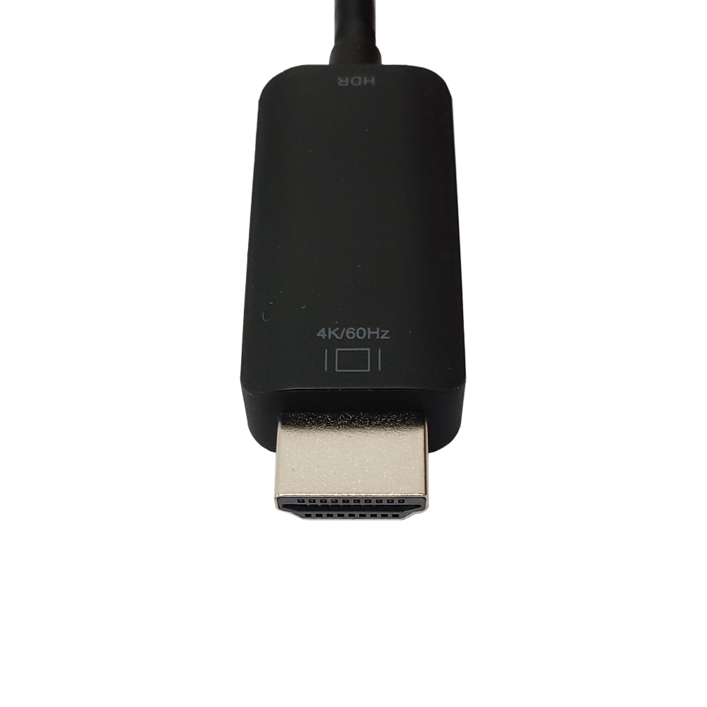 DP1.2 Male to HDMI Male Cable, 4K@60Hz, HDR, CEC, HDCP2.2, 32AWG - Black - Image 3