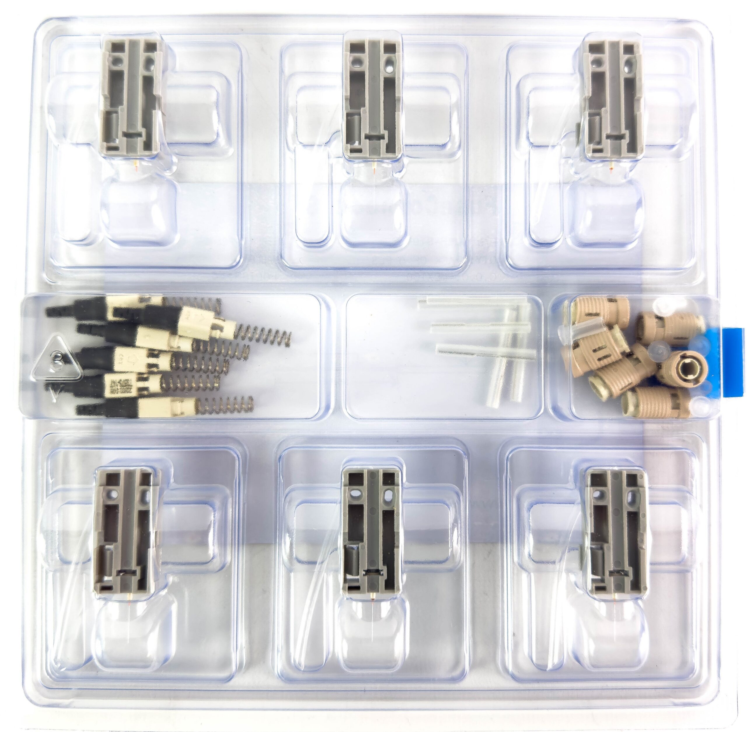 AFL FUSEConnect ST/PC MM 62.5u Connector - 900um Beige (6 pack) - Image 3