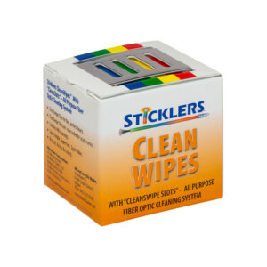 Sticklers™ Cleanwipes™ - 100 Wipes per Box - Cleans up to 400 End Faces