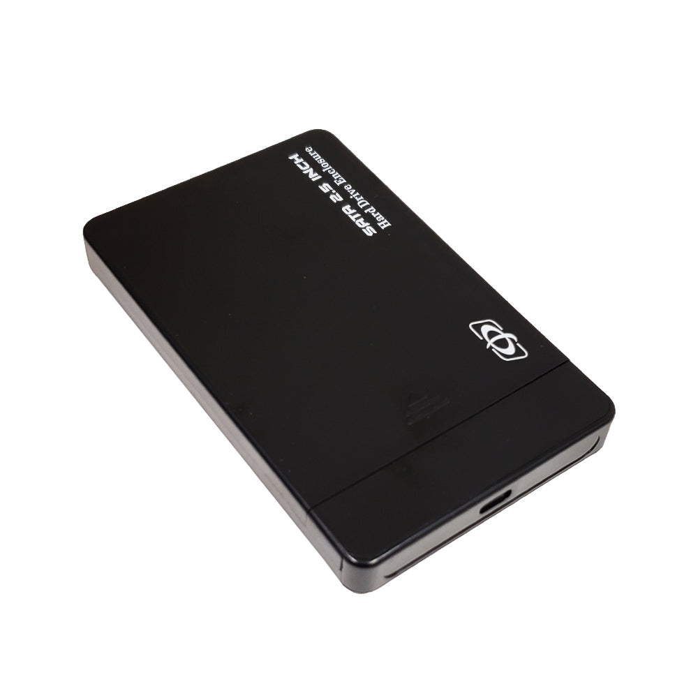 2.5 inch External Hard Drive Enclosure - USB 3.1 Type C - Black - Image 2