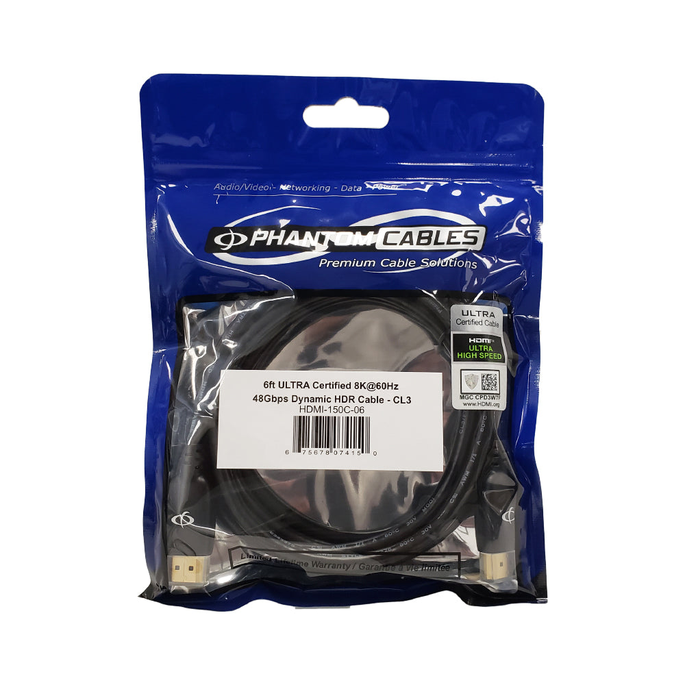 Ultra High-Speed HDMI 2.1 Certified 8K@60Hz 48Gbps UHD HDR Cable - CL3 - Image 5