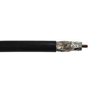 1000ft RF-240 Flexible Bulk Cable 90% TC Braid + Foil - Black