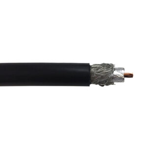 1000ft RF-400 Flexible Bulk Cable 90% TC Braid + Foil - Black