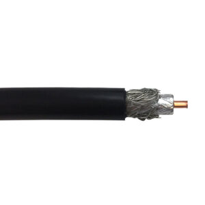 1000ft RF-400 Bulk Cable 90% TC Braid + Foil  - Black