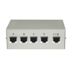 4x1 ABCD RJ45 Manual Switch Box