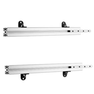 495mm Aluminum Rails for Custom Installation (Pair)