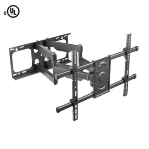Full Motion Mount TV Wall Mount Bracket for Flat and Curved LCD/LEDs - Fits Sizes 37 to 90 inches - Maximum VESA 600x400