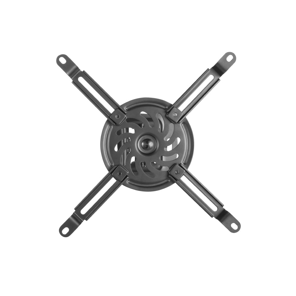 Adjustable Tilt & Rotate 4-Arm Projector Ceiling Mount Bracket (150mm) - Black - Image 3