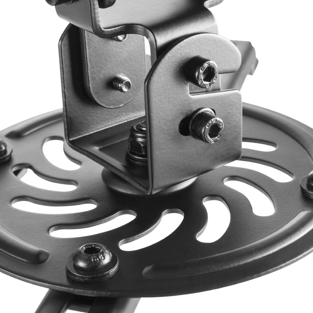 Adjustable Tilt & Rotate 4-Arm Projector Ceiling Mount Bracket (150mm) - Black - Image 4