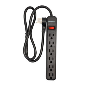 6 Outlet Power Strip - 45 Degree Angle 5-15P Plug