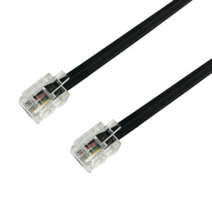 Premium Phantom Cables RJ11 Modular Data Cable Straight Through 6P4C