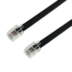 Premium Phantom Cables RJ12 Modular Telephone Cable Cross-Wired 6P6C